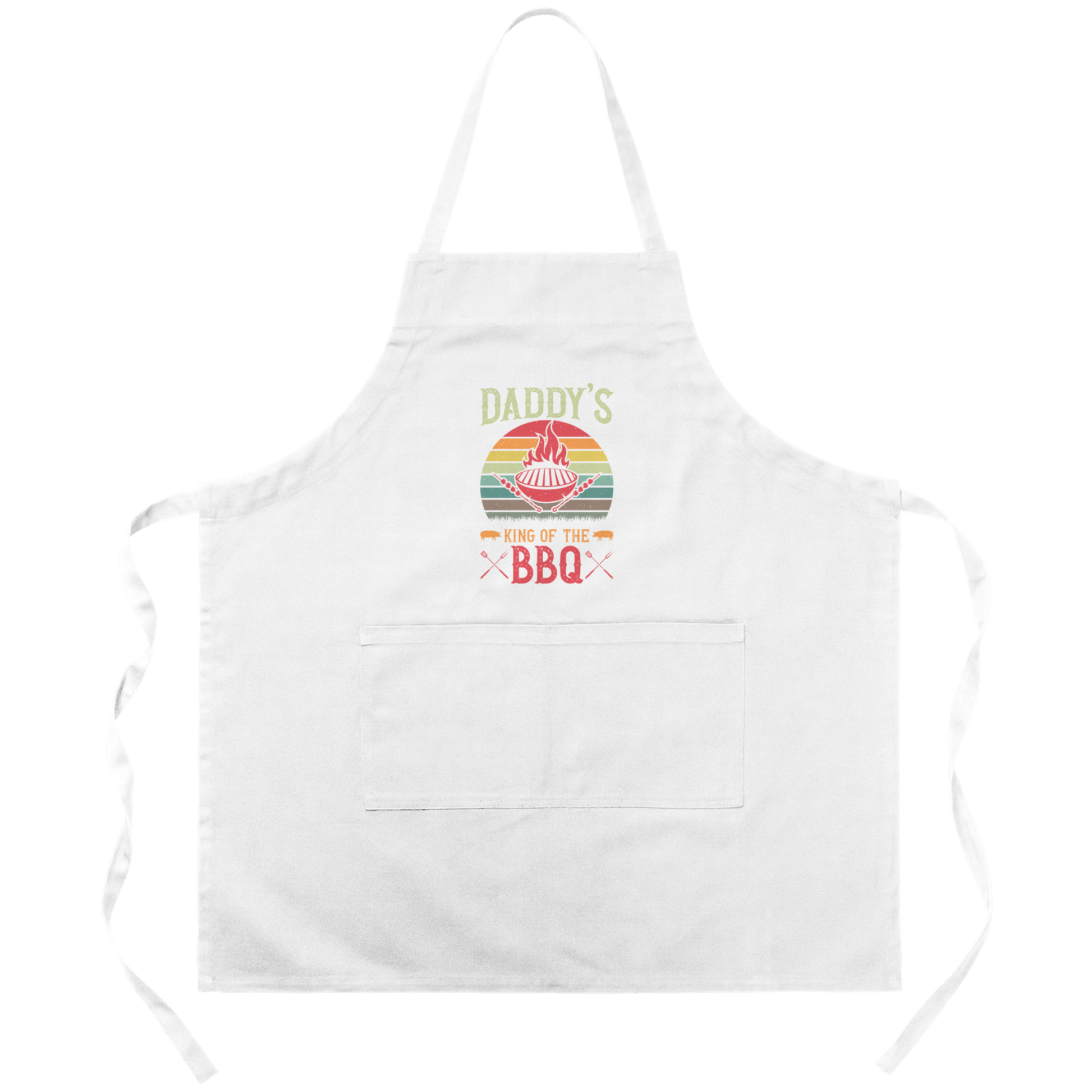 King_of_the_BBQ_Cotton_Apron_White_Transparent_Mockup.png