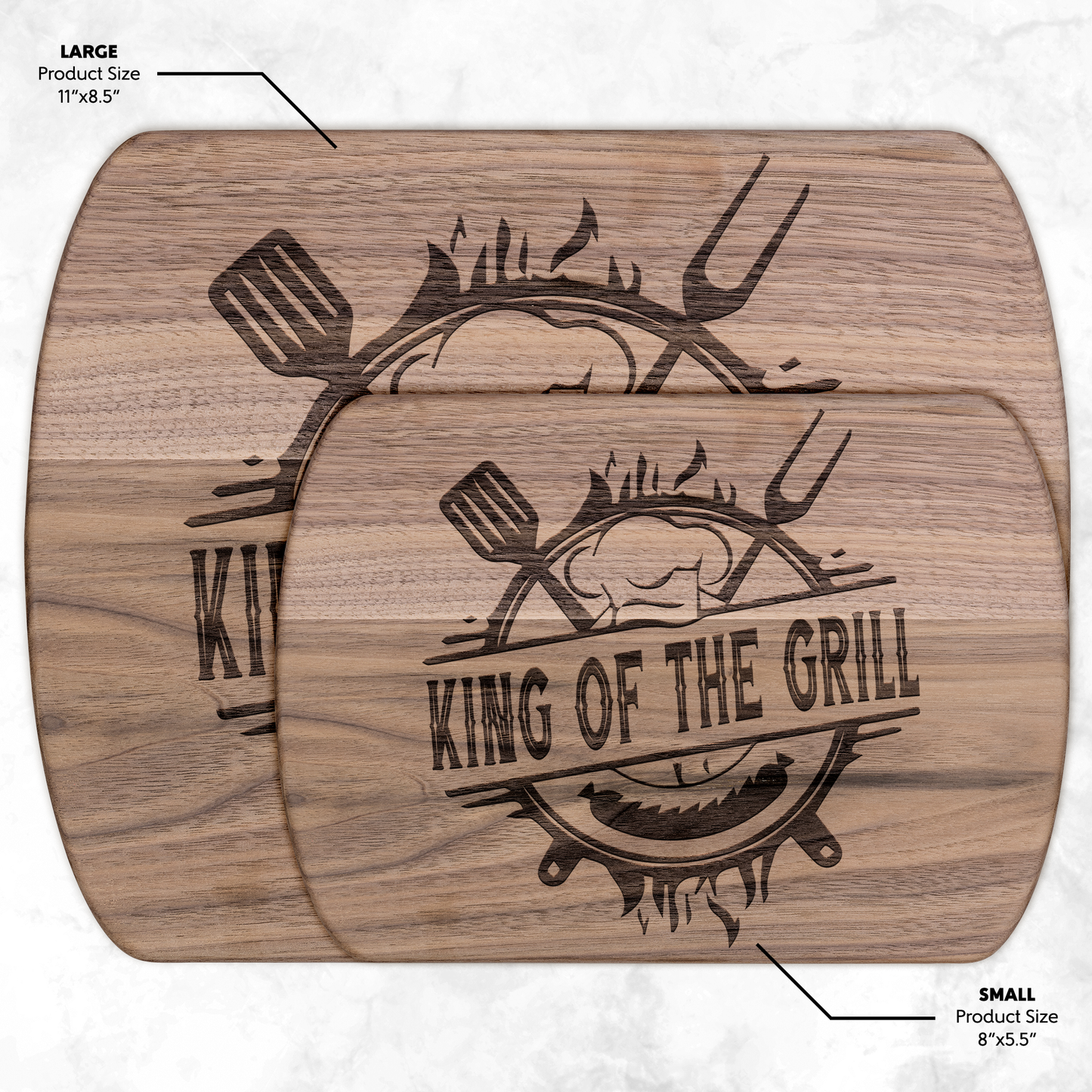King_of_the_Grill_Oval_Cutting_Board_Dark_H_Size_Options_Mockup.png