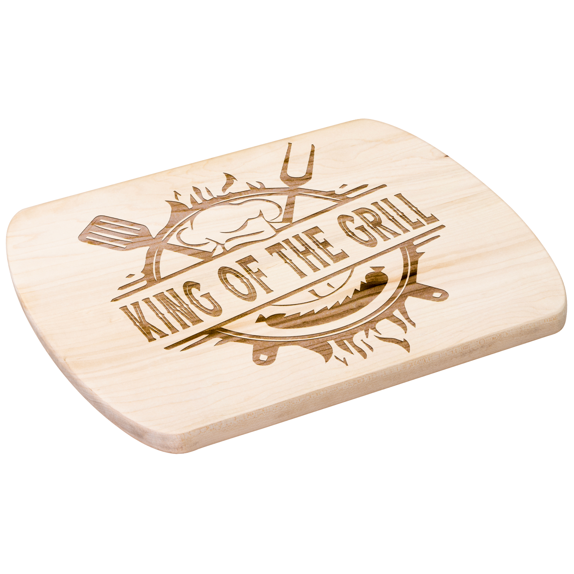 King_of_the_Grill_Oval_Cutting_Board_Light_H_Angle_Mockup.png
