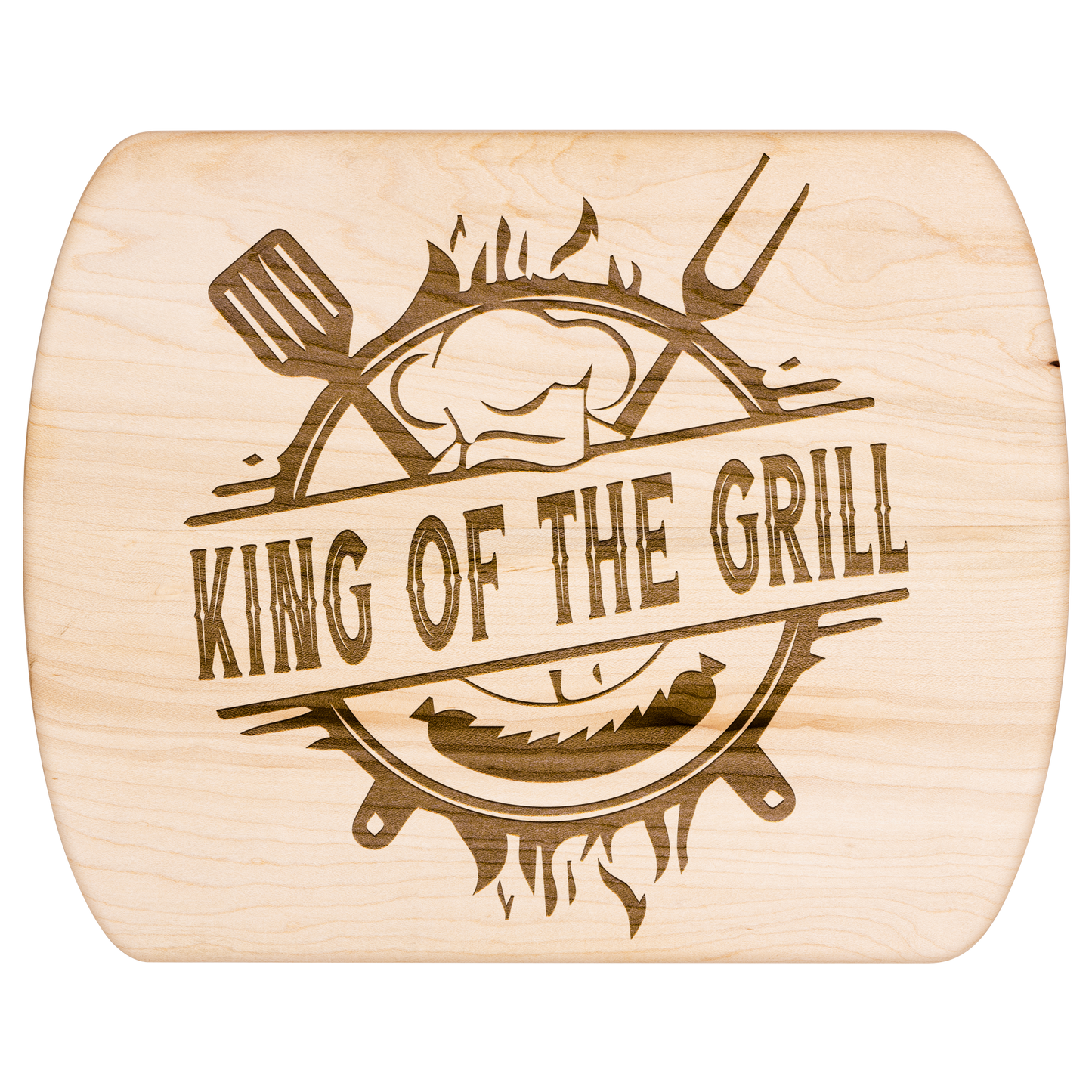 King_of_the_Grill_Oval_Cutting_Board_Light_H_Main_Mockup.png