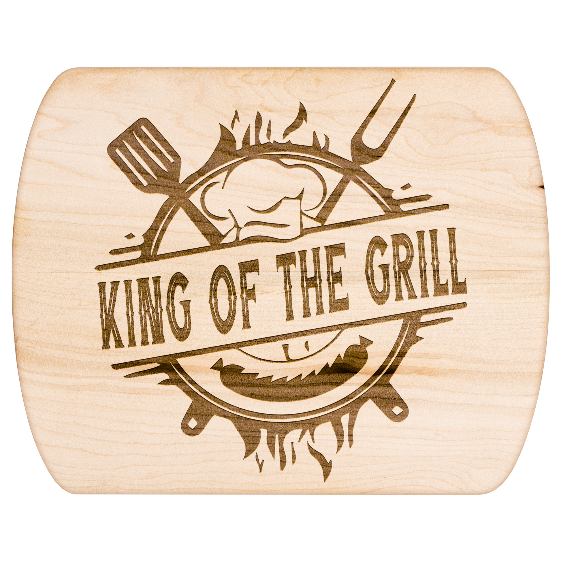 King_of_the_Grill_Oval_Cutting_Board_Light_H_Main_Mockup.png